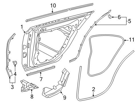 Mercedes-Benz 290-698-69-00 Stone Guard 290-698-69-00 Mercedes-Benz Stone Guard