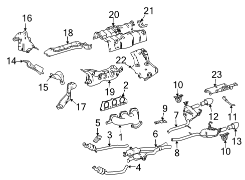Mercedes-Benz 251-490-78-01 Muffler 251-490-78-01 Mercedes-Benz Muffler