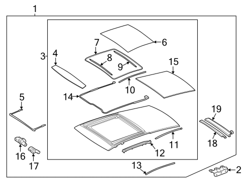 Mercedes-Benz 296-780-08-00-7R91 Sunroof Roller Blind Mercedes-Benz 296-780-08-00-7R91 Sunroof Roller Blind