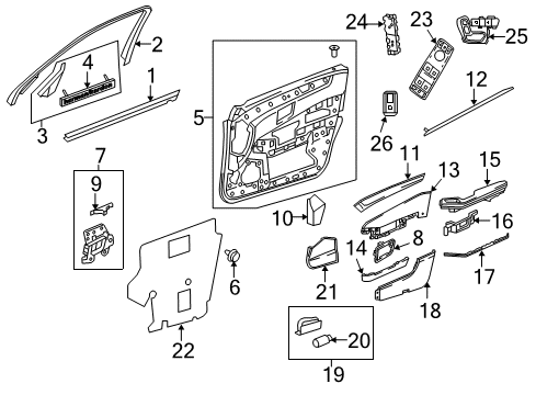 Mercedes-Benz 212-905-40-07-66-9107 SWITCH BLOCK Mercedes-Benz 212-905-40-07-66-9107 SWITCH BLOCK