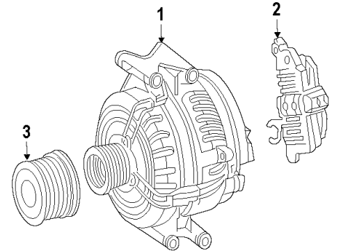 Mercedes-Benz 272-155-04-15 BELT PULLEY, POLY-V-BELT Mercedes-Benz 272-155-04-15 BELT PULLEY, POLY-V-BELT