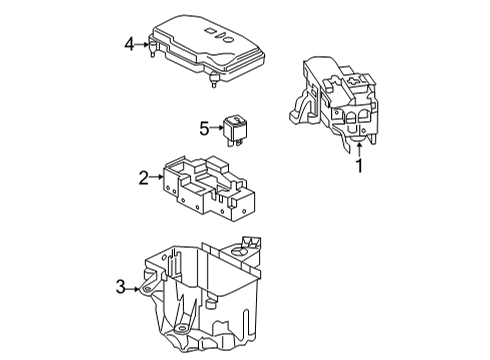 Mercedes-Benz 223-540-34-16-64 CONTROL UNIT BOX Mercedes-Benz 223-540-34-16-64 CONTROL UNIT BOX
