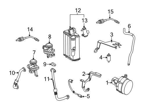 Mercedes-Benz 204-470-01-93 Purge Control Valve 204-470-01-93 Mercedes-Benz Purge Control Valve