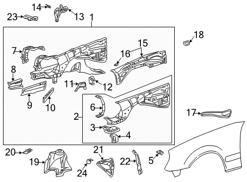 Mercedes-Benz 211-620-38-31 Rear Support Mercedes-Benz 211-620-38-31 Rear Support