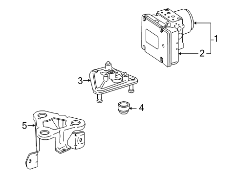 Mercedes-Benz 221-431-78-12 Hydraulic Unit Mercedes-Benz 221-431-78-12 Hydraulic Unit