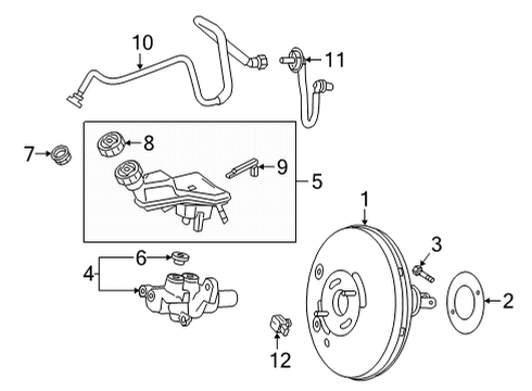 Mercedes-Benz 177-430-80-00 BRAKE BOOSTER Mercedes-Benz 177-430-80-00 BRAKE BOOSTER