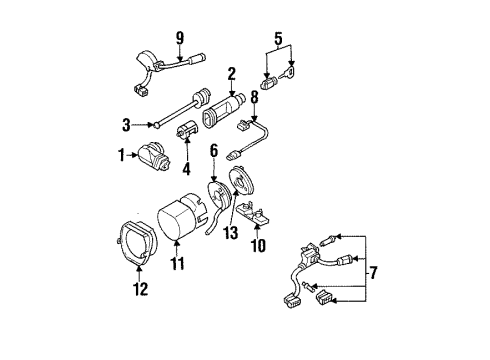 Mercedes-Benz 140-545-03-66 Air Bag Contact Mercedes-Benz 140-545-03-66 Air Bag Contact