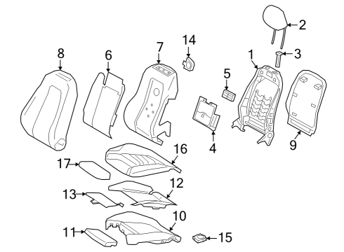 Mercedes-Benz 177-910-37-07-9H93 OUTER COVER, SEAT CUSHION Mercedes-Benz 177-910-37-07-9H93 OUTER COVER, SEAT CUSHION