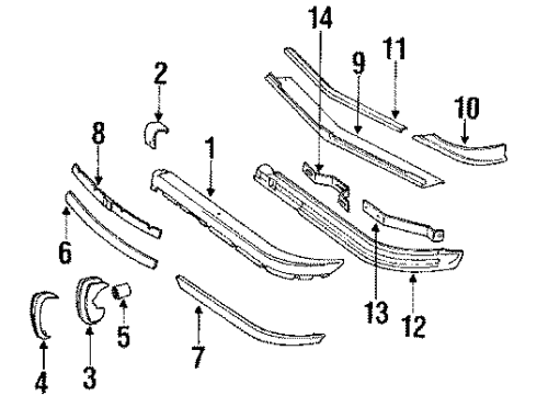 Mercedes-Benz 107-880-04-40 Covering 107-880-04-40 Mercedes-Benz Covering