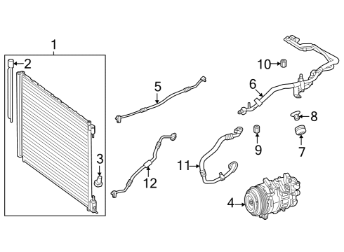 Mercedes-Benz 232-830-79-00 Refrigerant Line Mercedes-Benz 232-830-79-00 Refrigerant Line