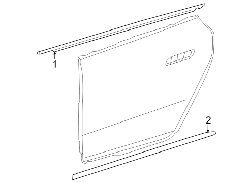 Mercedes-Benz 295-730-31-00-64 SEALING RAIL Mercedes-Benz 295-730-31-00-64 SEALING RAIL