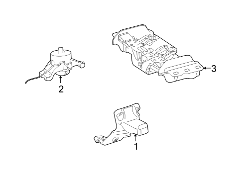 Mercedes-Benz 223-240-25-01 ENGINE MOUNT Mercedes-Benz 223-240-25-01 ENGINE MOUNT