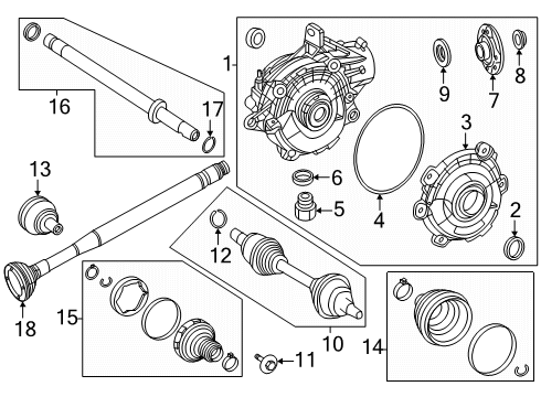 Mercedes-Benz 003-990-00-03 Differential Cover Bolt 003-990-00-03 Mercedes-Benz Differential Cover Bolt