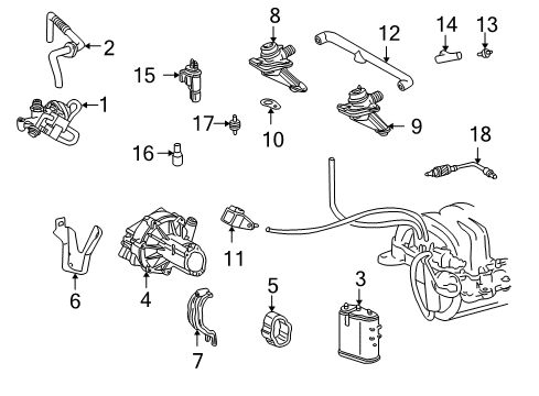 211-470-03-59-64 Mercedes-Benz Vapor Canister