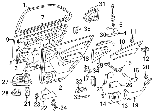 Mercedes-Benz 220-730-05-46 WINDOW LIFTER 220-730-05-46 Mercedes-Benz WINDOW LIFTER