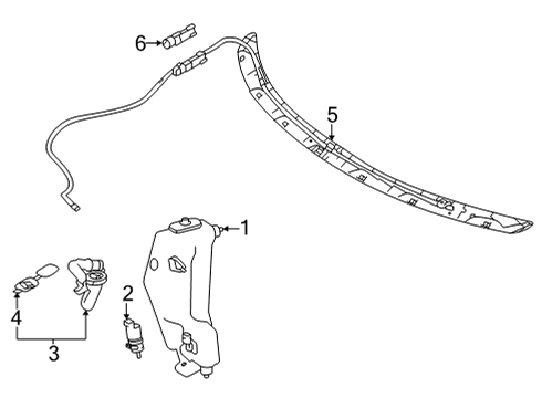 003-990-52-00 Mercedes-Benz Wiper Motor Bolt