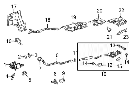 256-140-97-00 Mercedes-Benz Catalytic Converter
