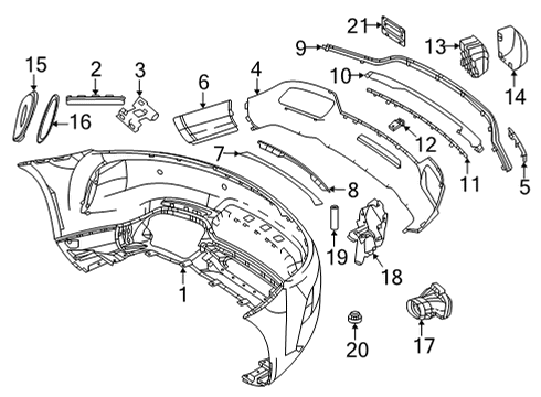 Mercedes-Benz 000000-003337 Upper Trim Panel Washer Mercedes-Benz 000000-003337 Upper Trim Panel Washer