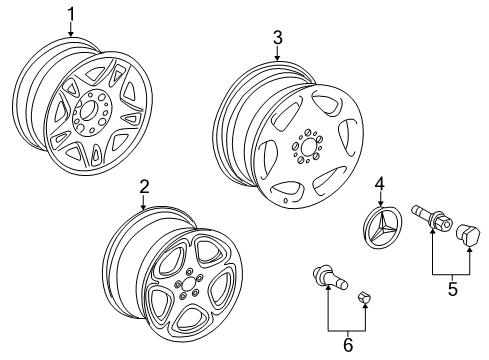 6-6-47-0545 Mercedes-Benz Spare Wheel