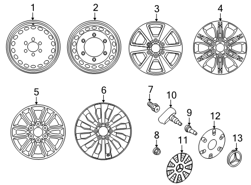Mercedes-Benz 907-401-76-00-9147 DISK WHEEL Mercedes-Benz 907-401-76-00-9147 DISK WHEEL