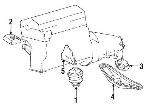 Mercedes-Benz 201-240-42-17 Front Insulator 201-240-42-17 Mercedes-Benz Front Insulator