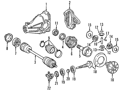 Mercedes-Benz 000-980-84-02 Rear Pinion Bearing Mercedes-Benz 000-980-84-02 Rear Pinion Bearing