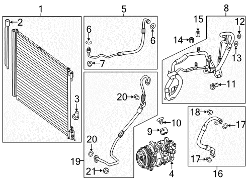Mercedes-Benz 000-830-30-02-87 Reman Refrigerant Compressor Mercedes-Benz 000-830-30-02-87 Reman Refrigerant Compressor