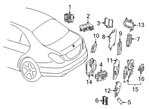 Mercedes-Benz 000-905-36-04 Camera Mercedes-Benz 000-905-36-04 Camera