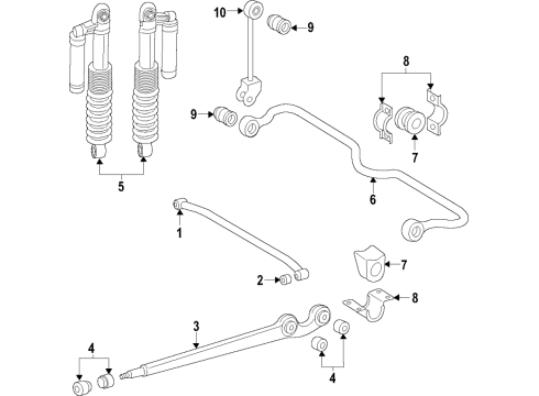 Mercedes-Benz 463-320-19-01 Shock Absorber 463-320-19-01 Mercedes-Benz Shock Absorber