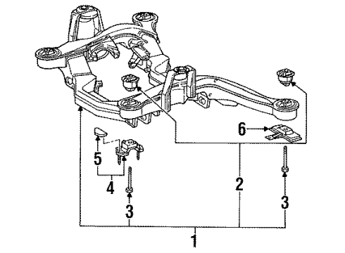 Mercedes-Benz 304014-008007 Vibration Damper Bolt Mercedes-Benz 304014-008007 Vibration Damper Bolt