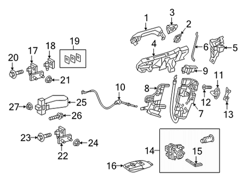 Mercedes-Benz 099-760-16-59-7662 Door Handle Mercedes-Benz 099-760-16-59-7662 Door Handle