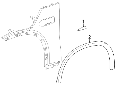 Mercedes-Benz 296-690-97-00-64 TRIM STRIP 296-690-97-00-64 Mercedes-Benz TRIM STRIP