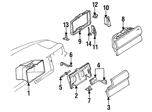 Mercedes-Benz 124-680-05-14 Reinforcement Bracket Mercedes-Benz 124-680-05-14 Reinforcement Bracket