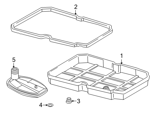 Mercedes-Benz 220-271-01-80-05 Pan Gasket 220-271-01-80-05 Mercedes-Benz Pan Gasket