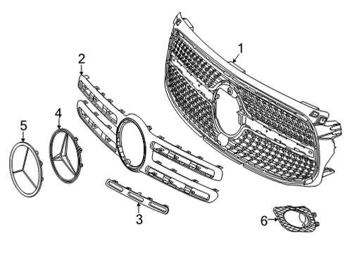 Mercedes-Benz 247-888-19-00 TRIM BAR Mercedes-Benz 247-888-19-00 TRIM BAR