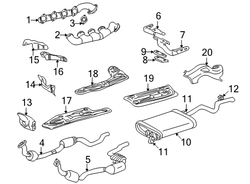 163-490-24-01 Mercedes-Benz Muffler