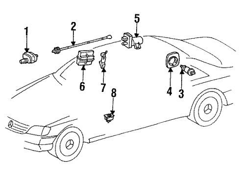 Mercedes-Benz 140-800-01-78 Valve Mercedes-Benz 140-800-01-78 Valve