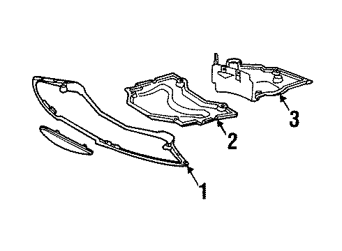 Mercedes-Benz 140-524-09-30 Shield 140-524-09-30 Mercedes-Benz Shield