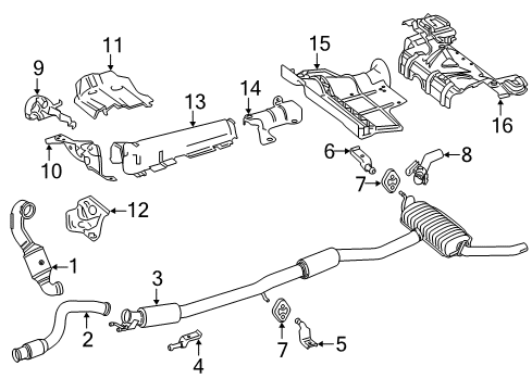 Mercedes-Benz 117-490-01-21 Muffler 117-490-01-21 Mercedes-Benz Muffler