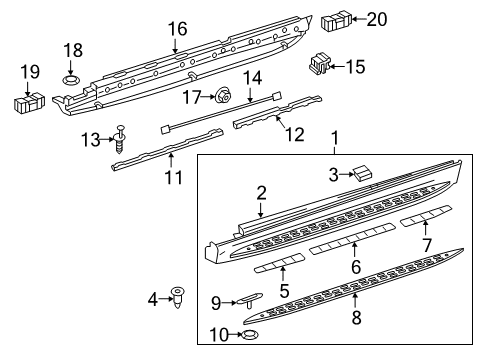 Mercedes-Benz 253-698-65-00-64 STUD INSERT Mercedes-Benz 253-698-65-00-64 STUD INSERT