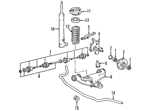 Mercedes-Benz 124-320-66-30 Strut Mercedes-Benz 124-320-66-30 Strut