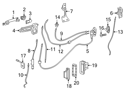 000-990-49-26 Mercedes-Benz Lower Hinge Upper Bolt