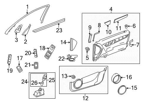 Mercedes-Benz 204-905-40-05-65-9107 SWITCH BLOCK Mercedes-Benz 204-905-40-05-65-9107 SWITCH BLOCK