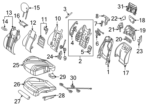 Mercedes-Benz 217-906-06-95-64 SEAT HEATING Mercedes-Benz 217-906-06-95-64 SEAT HEATING