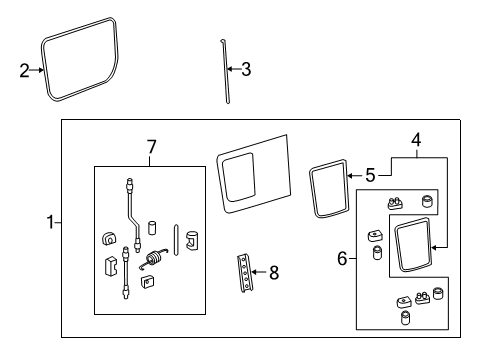 Mercedes-Benz 906-670-00-43-65 LATCH FOR SLIDING WINDOW Mercedes-Benz 906-670-00-43-65 LATCH FOR SLIDING WINDOW
