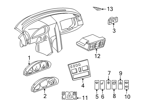 Mercedes-Benz 202-440-45-08 Speedometer Cable 202-440-45-08 Mercedes-Benz Speedometer Cable