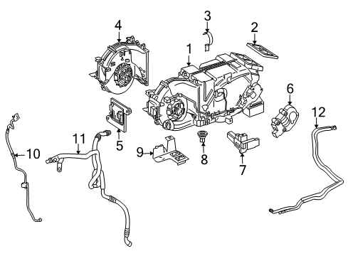 Mercedes-Benz 221-830-00-08-64 RADIAL BLOWER Mercedes-Benz 221-830-00-08-64 RADIAL BLOWER