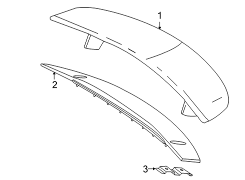 110-987-06-39 Mercedes-Benz Spoiler Bumper