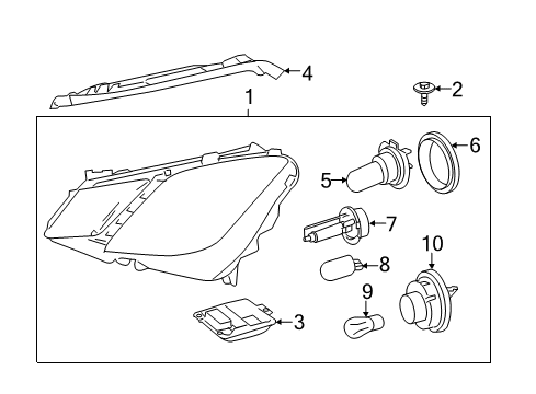 Mercedes-Benz 207-820-07-39-65 LAMP UNIT Mercedes-Benz 207-820-07-39-65 LAMP UNIT