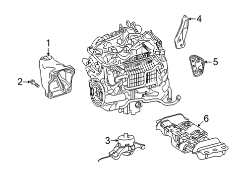 Mercedes-Benz 000-990-66-18 Transmission Mount Bolt 000-990-66-18 Mercedes-Benz Transmission Mount Bolt